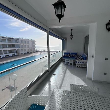 Apartment Sea View With Pool Aourir Buitenkant foto