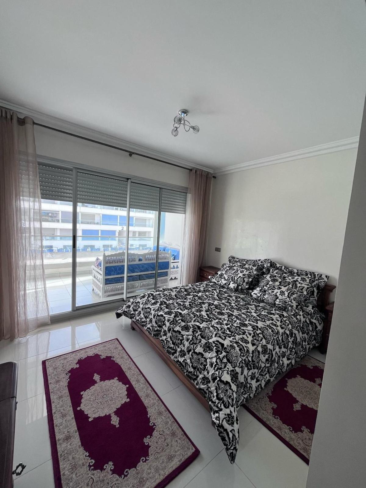 Apartment Sea View With Pool Aourir Buitenkant foto
